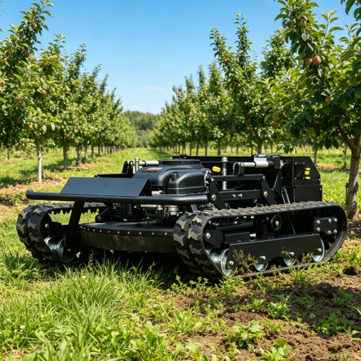 

Customized CE EPA certified lawn mower for mountain orchard steep slope land reclamation and grass crushing machine