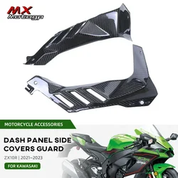 2024 NEW Carbon Fiber Upper Front Dash Air Intake Cover Cowl Fairing For KAWASAKI NIJIA ZX10R ZX 10R 2021-2023 Motorcycle Parts