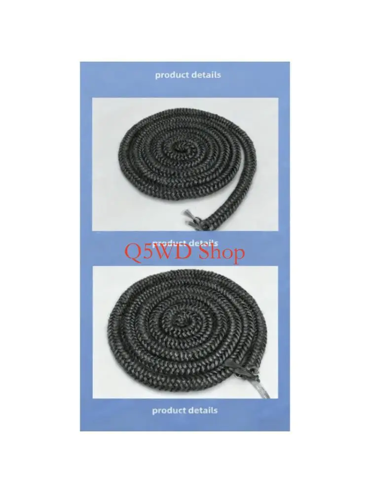 Q5WD Heat Resistant Fiberglass Fireplaces Seal Cord Woods Stove Gaskets Replacement