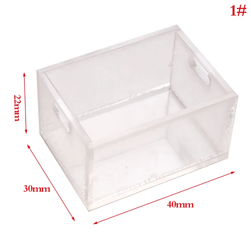 1:12 DollHouse Mini 4/6 Grid Storage Box Cosmetic Box Lattice Model For Doll House Decor Kids Pretend Play Toys