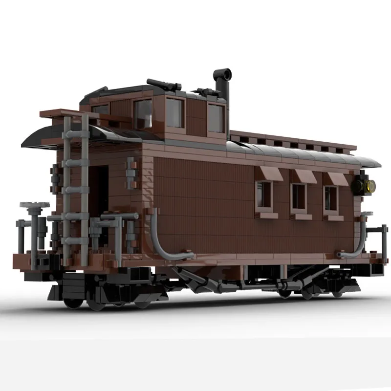 650 pièces aventures sur Rail D & RGW chariot de Train affichage réaliste Moc bricolage blocs de construction jouets d'anniversaire cadeau, projet de loisirs parfait