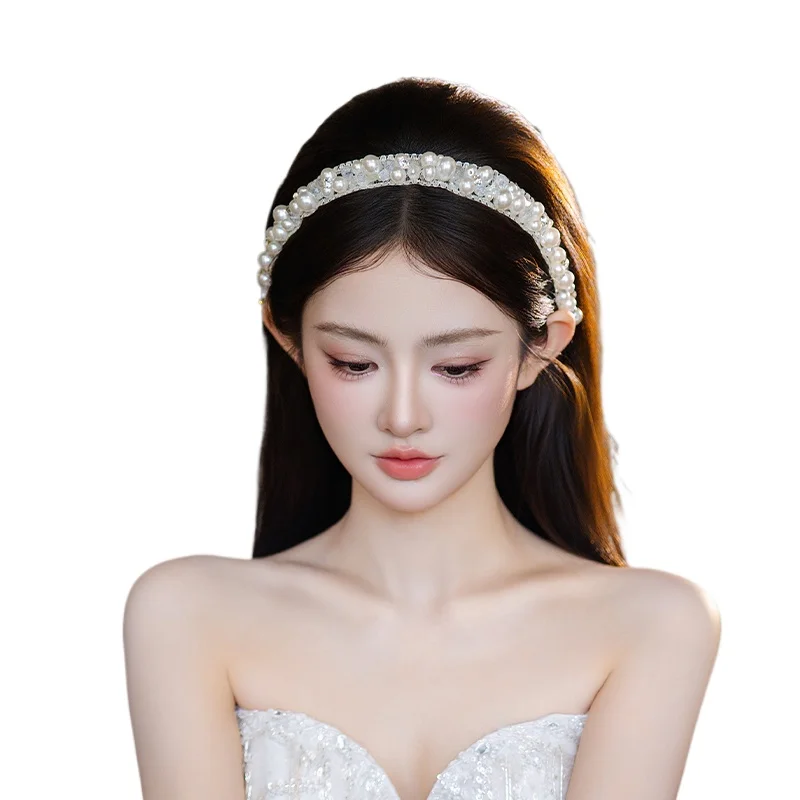 bridal-french-sweet-temperament-headgear-simple-versatile-pearl-headband-photo-style-wedding-accessories