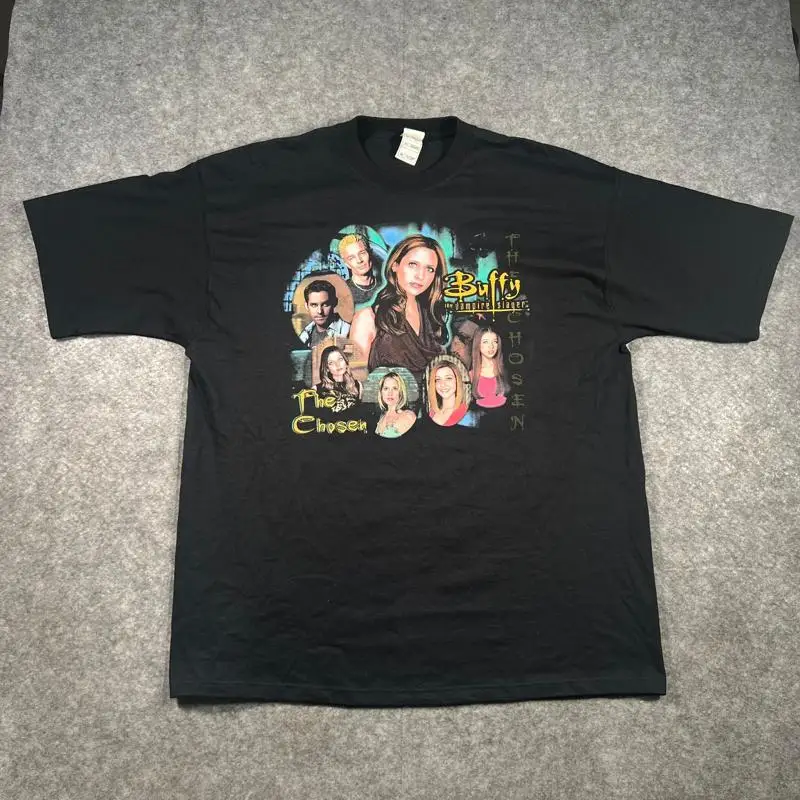 

Винтажная промо-футболка XXL «Баффи — истребительница вампиров» 90-х годов