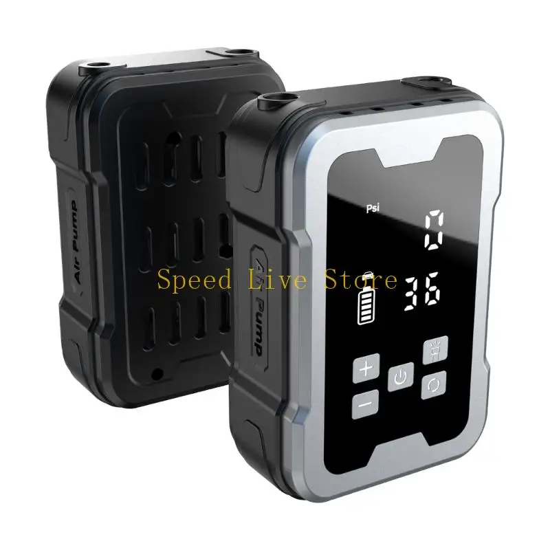 547C Handheld Digital Tire Inflator Air Compressor With Rechargeable Battery for SUV Truck Motorcycles Bikes Football Car Ball