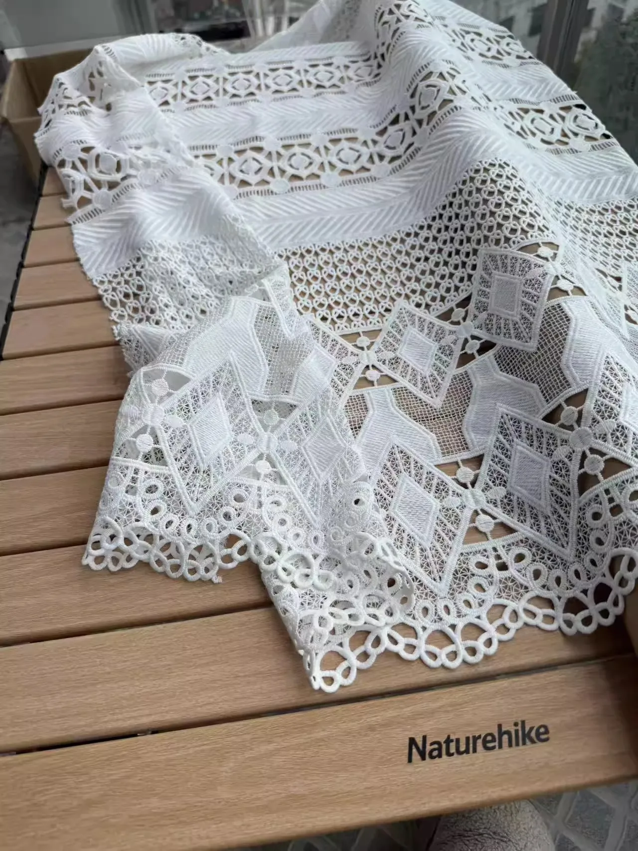 

1yard Dress and wedding cheongsam fabric for patchwork High quality hollow embroidery fabric