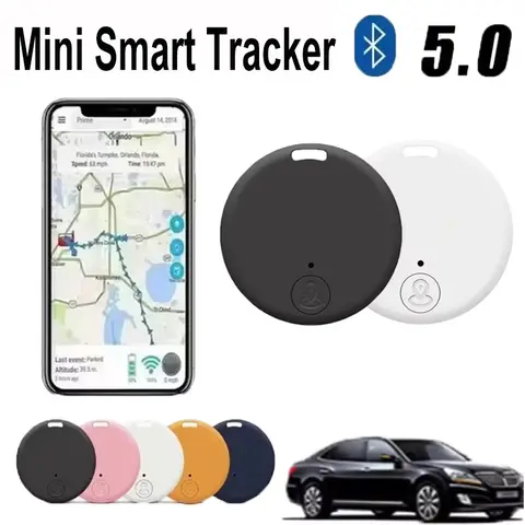 Mini 5.0 GPS Tracker Bluetooth Anti-Lost Device Pet Kids Car Wallet Tracking IOS Android Smart Finder Locator Accessories