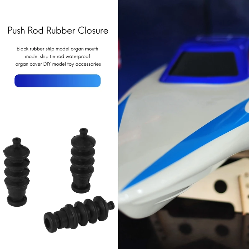 3 X Duw, Waterdicht, Rubberen Afdichting, Balg Model 37 Mm Voor Rc Boot