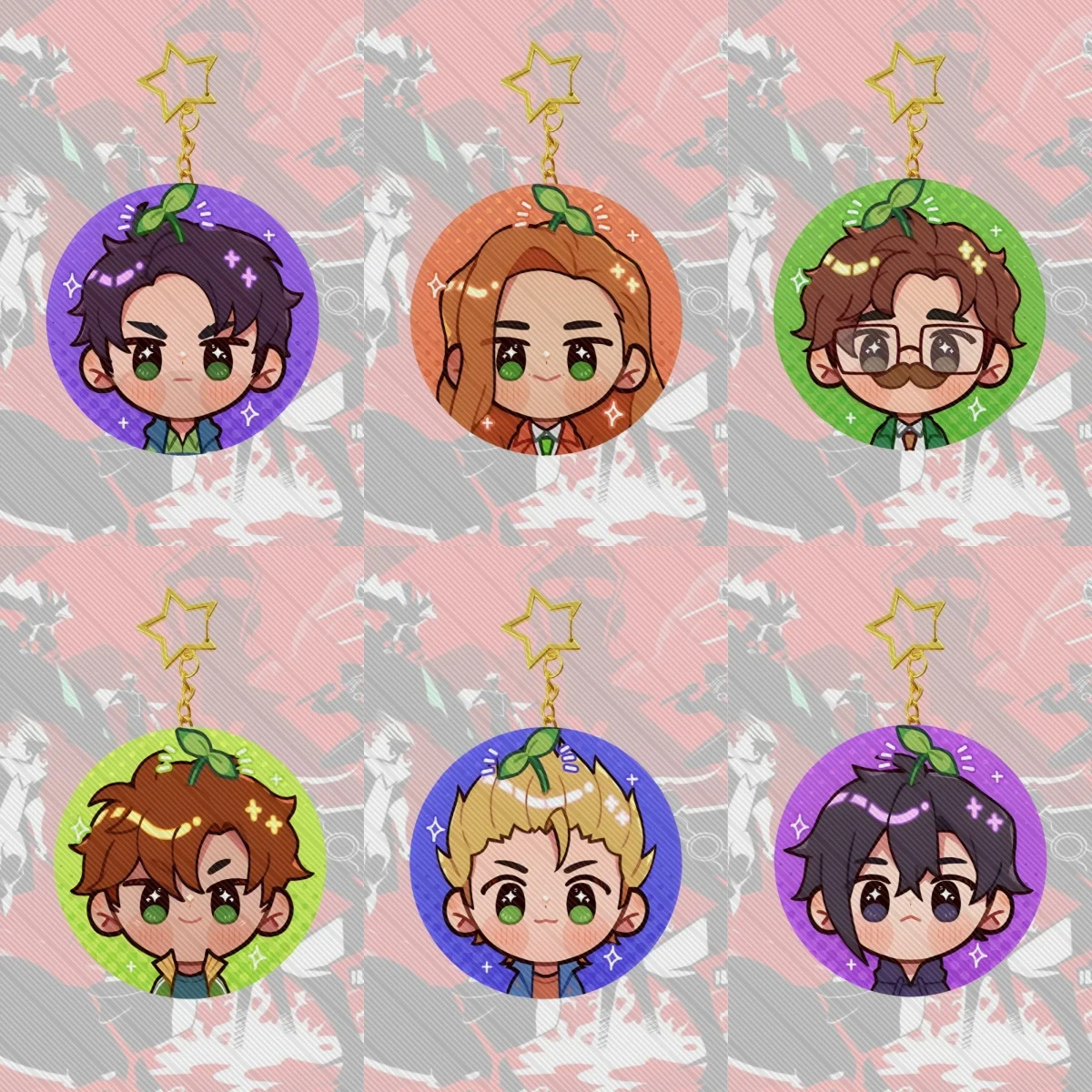 

6CM hot TO BE HERO X Acrylic Keychain Model Characteristic art Characters Ornament Accessories Goods Collection Christmas Gift