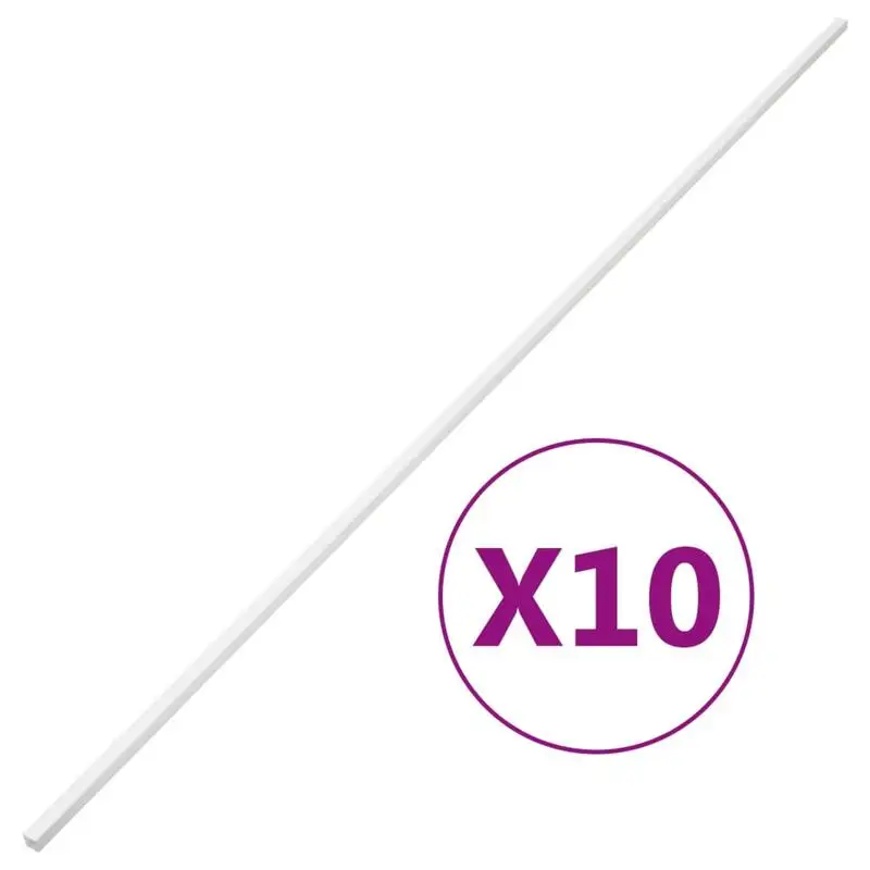 Tuyaux PVC 10m 10x10mm pour installations, haute qualité, nettoyage facile, marché US/UE