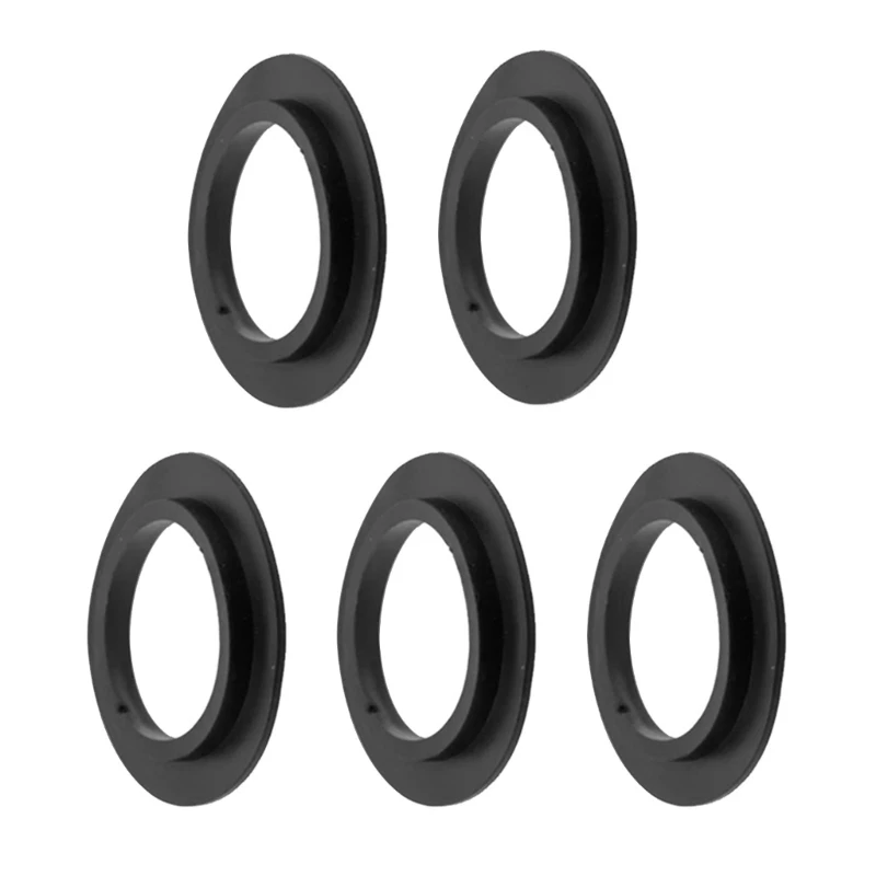 5pcs Kitchen Sink Waste Replacement Basket Washers  Reliable Kitchen Sink Waste Seal set Rubber Washer for Plug Water