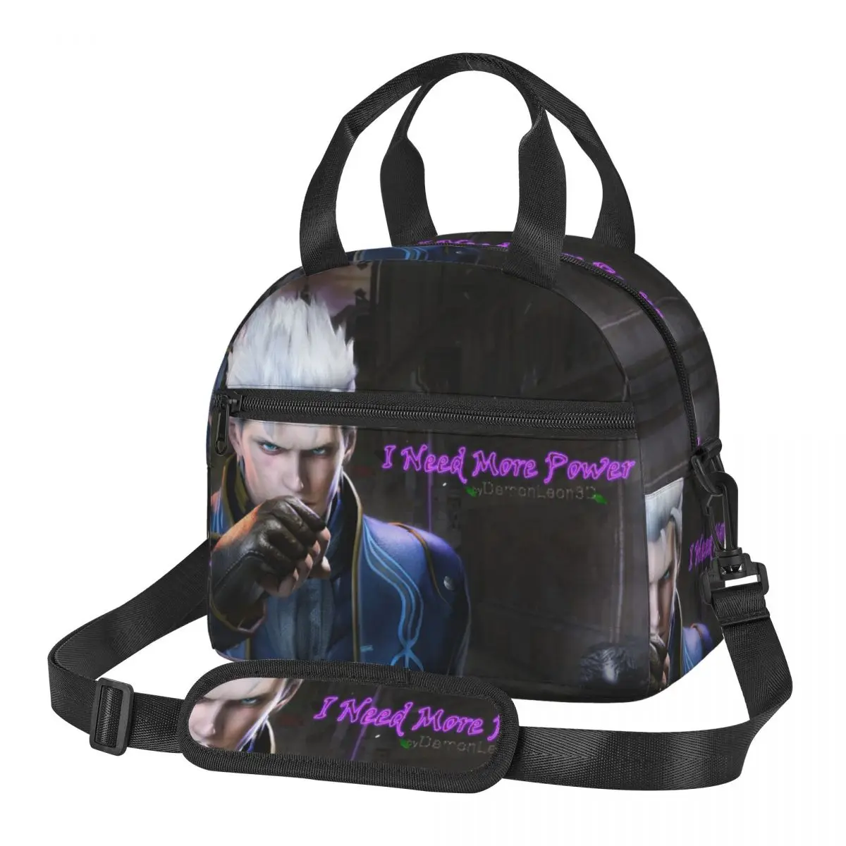 Vergil From The Devil May Cry Series Lunch Bags Bento Box Lunch Tote Resuable Picnic Bags Thermal Bag for Woman Student Office