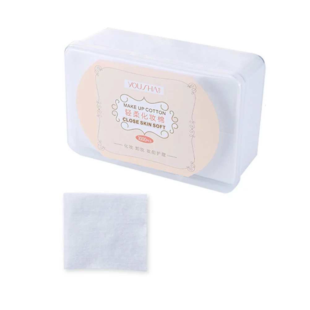 1000Pcs Non-Woven Fabric Facial Pads Soft Makeup Cotton Pads for Face Makeup Removing Skin Care Women Pad
