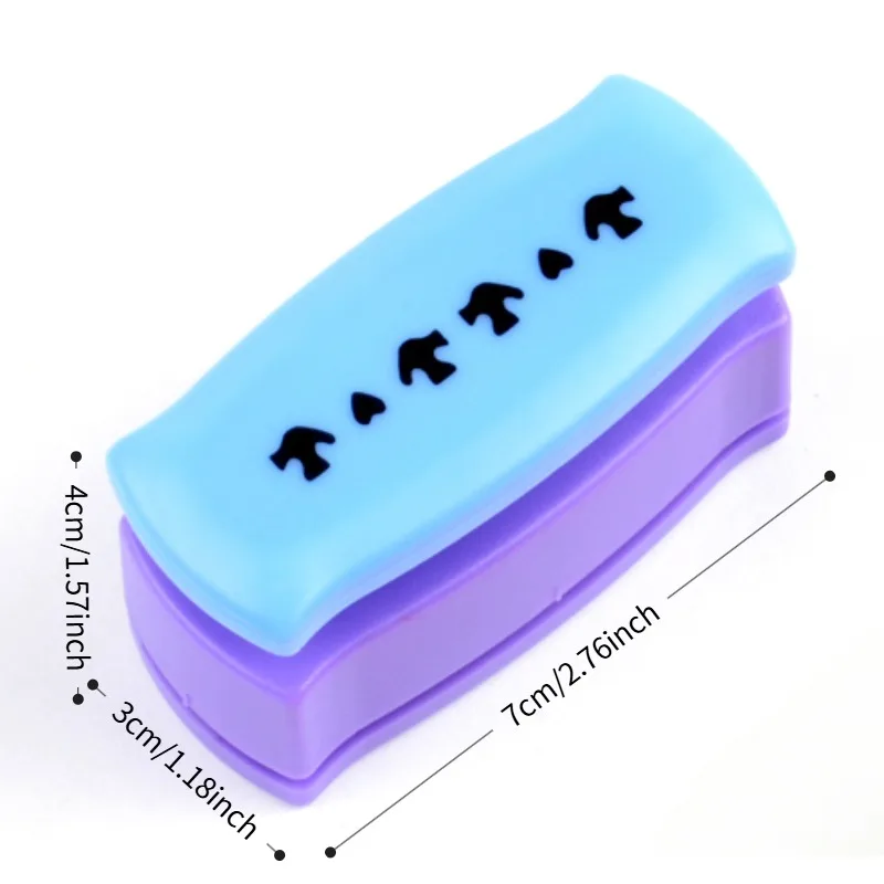 1 Pcs Edge Embossing Machine DIY Handicraft Art Materials Pattern Presser Handmade Flower Press Pattern Puncher