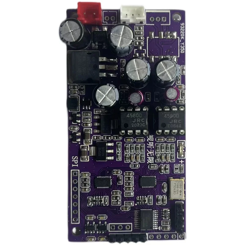 

Dual ES9038Q2M Decoding Board I2S Input Support Italian Interface DC5V-9V Display + Remote Control