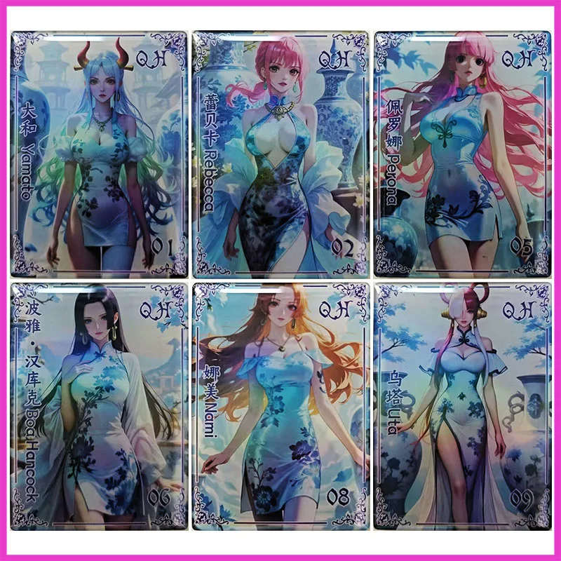 

Аниме ONE PIECE Rare Limited QH Коллекционные карты из эпоксидной смолы Yamato Rebecca Perona Hancock Nami Uta Игрушки для мальчиков Подарок на день рождения