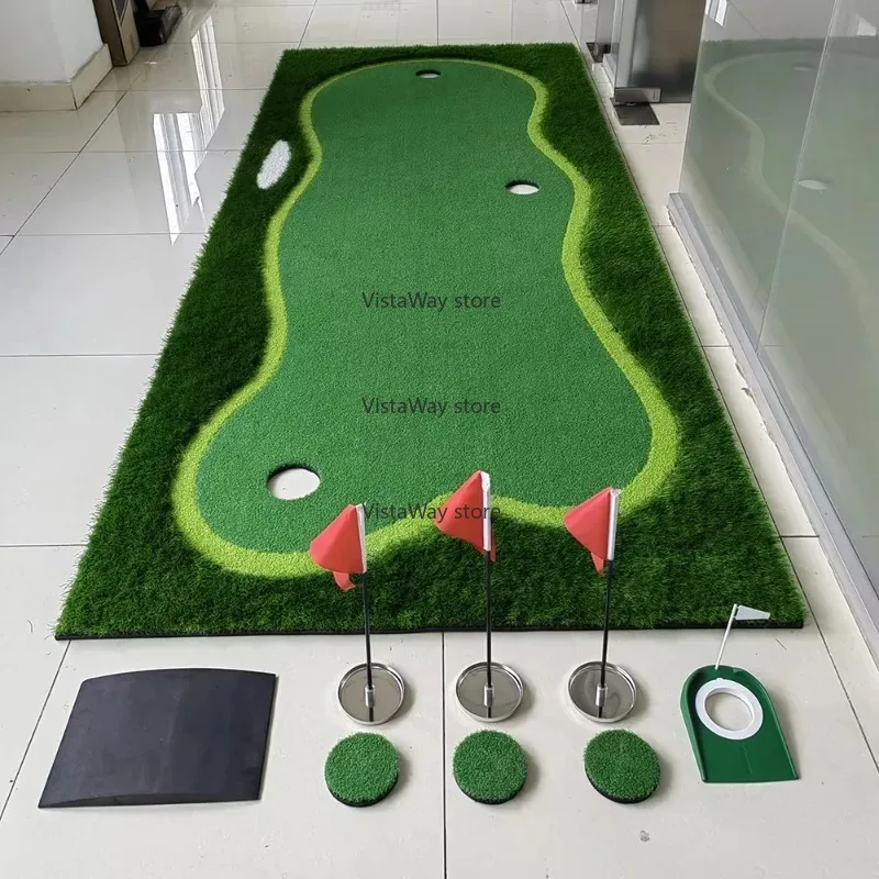 Large professional golf training mats, practice golf putter with custom logo, indoor and outdoor golf