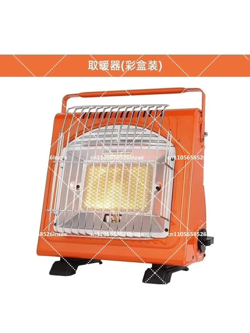 Outdoor Heater Portable Portable Heating with 1700W Tent Heater Barbecue Stove Cooking System Tent Fishing Camping Tool