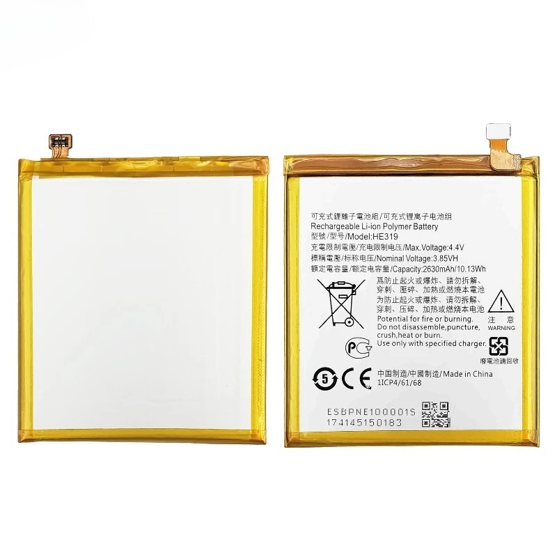 HE319 for Nokia 3TA-1020/1028/1032/1038  Phone Battery High Quality High Capacity Replacement Bateria Grade A Cell with Tools view 2