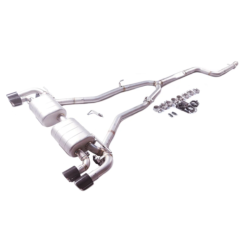 [Custom product] Suitable for BMW 5 Series 520 525 530 540 G30 G38 Catback  SS 304  Electronic valve exhaust system muffler tube