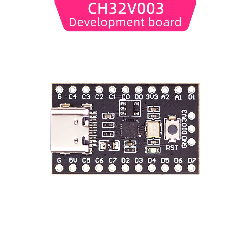 Placa de desarrollo CH32V003, placa núcleo del sistema mínimo, RISC-V de código abierto, puerto USB TYPE-C