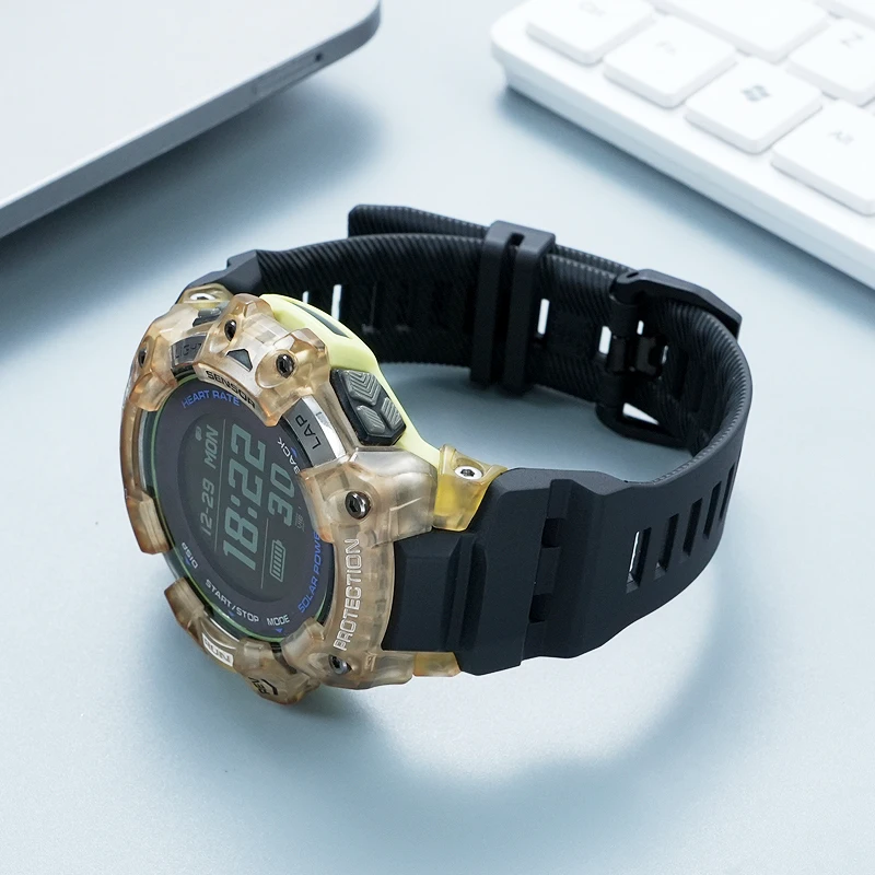 Replacement GBD-H1000 for Casio G-SHOCK Watch Band 3475 Catman Series Black Resin/Silicone Accessory Watch Band view 3