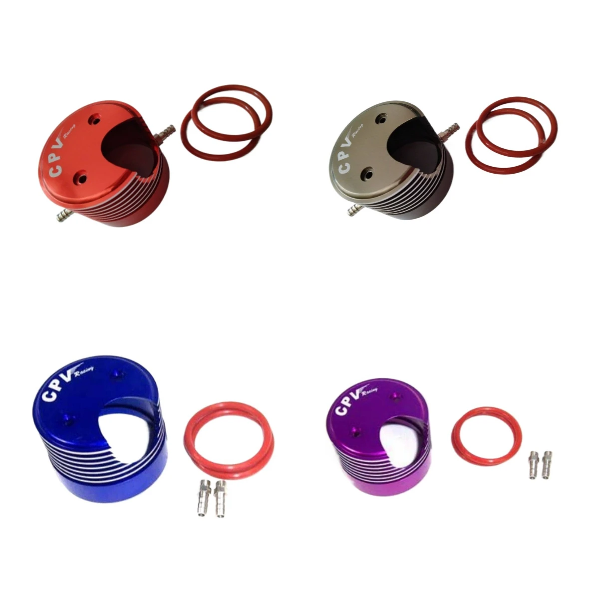 Water Cooled Engine Radiator Top 26cc Engine Radiator Aluminum Alloy Material GP026 Water Cooled Heat Dissipation Accessory
