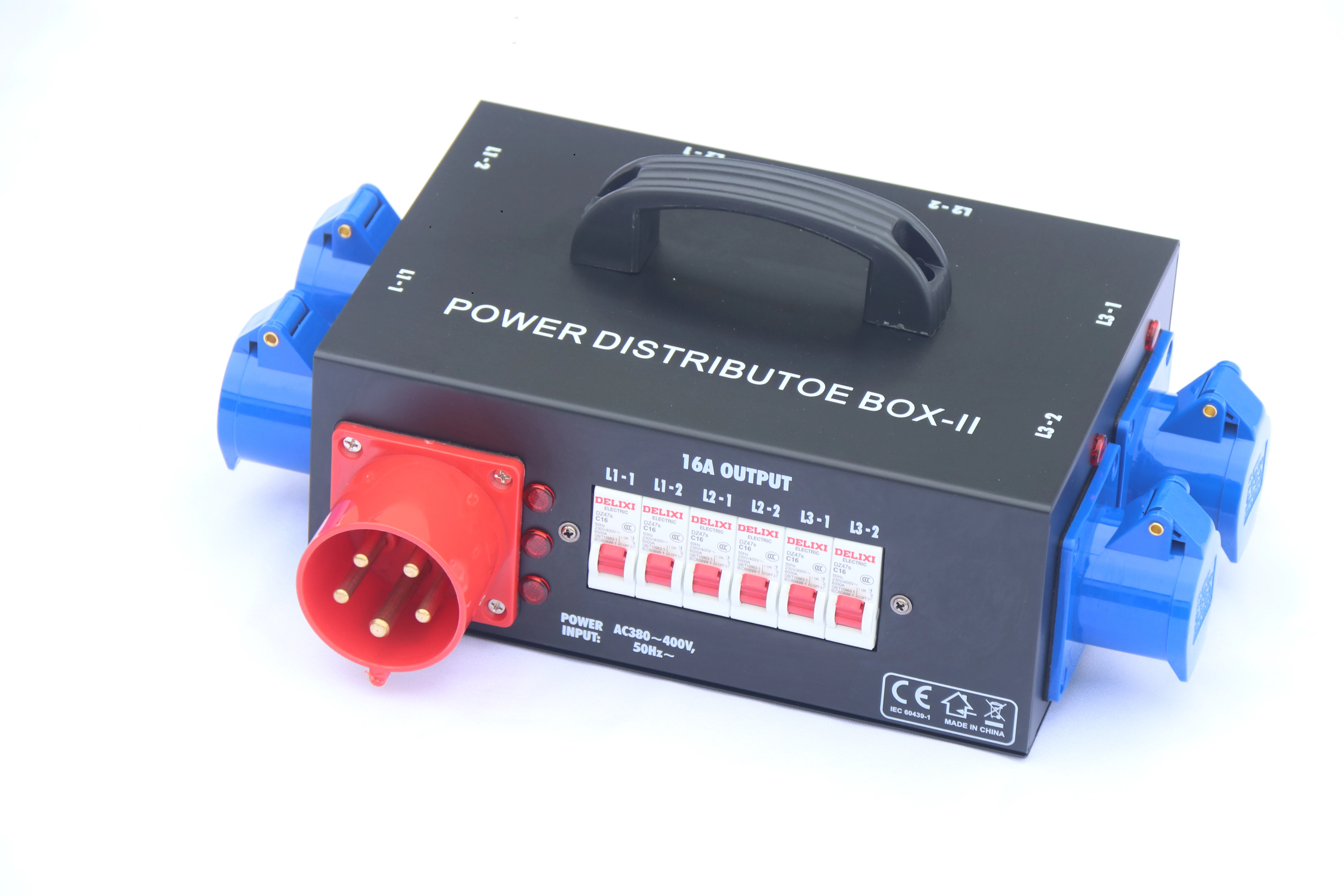 

Распределительная коробка питания CEE 5P Input Y 3P Output для сценического и DJ-освещения