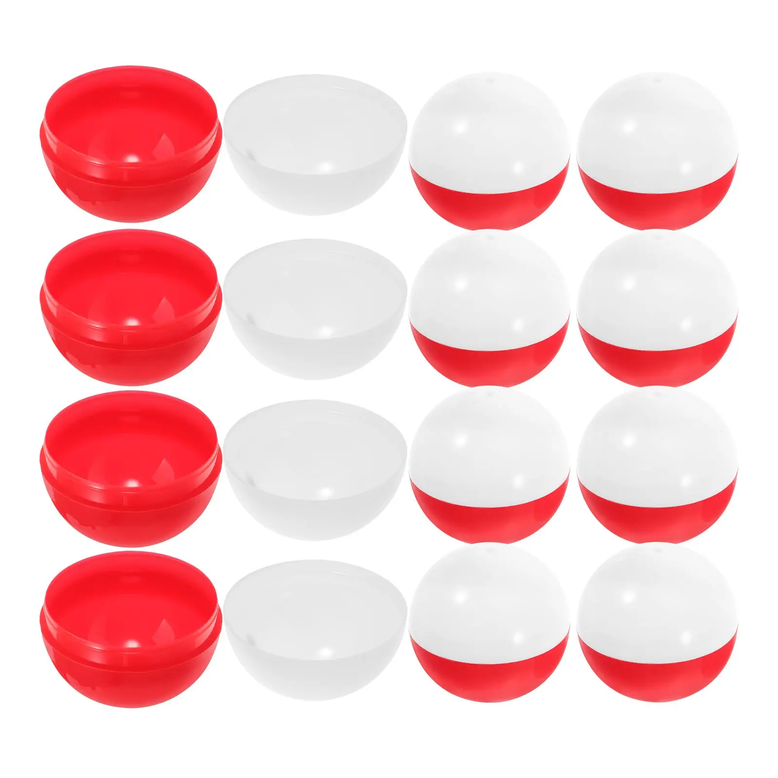 

50 Pcs Ball Fillable Empty Balls Plastic Packaging Multi Function Party Favor Easter Eggs Christmas Gifts