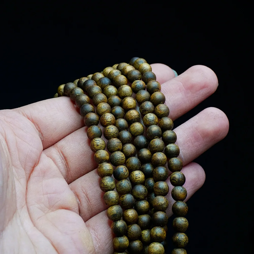 Bracelet round Beads Multi-Circle 108 Tablets Buddha Beads Rosary Hand-Polished Bracelet Crafts Crafts