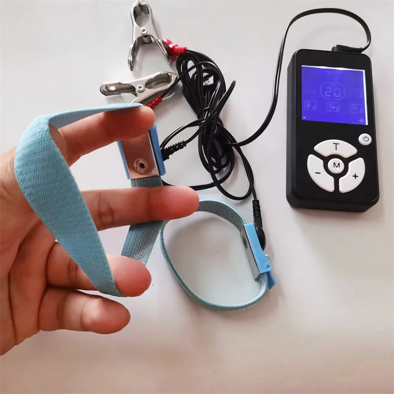 8 طرق صدمة كهربائية الشرج بعقب المكونات المعدنية الحلمات كليب مجرى البول السبر القضيب المدرب خواتم الديك الجنس لعب للنساء الرجال #3