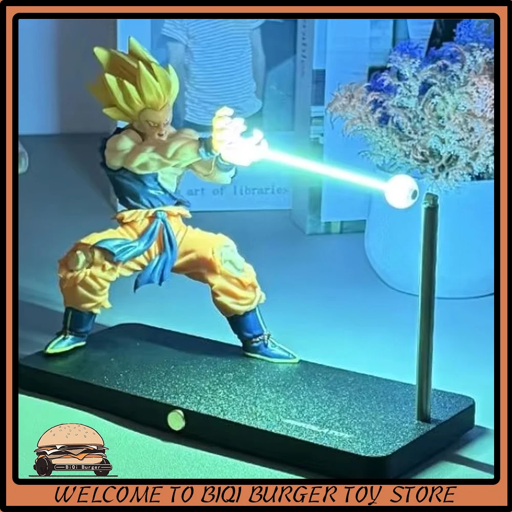 

Son Goku Kamehameha Night Dragon Ball Son Goku Figure Light Creative Floating Night Light Room Decoration Collectible Toys Gifts