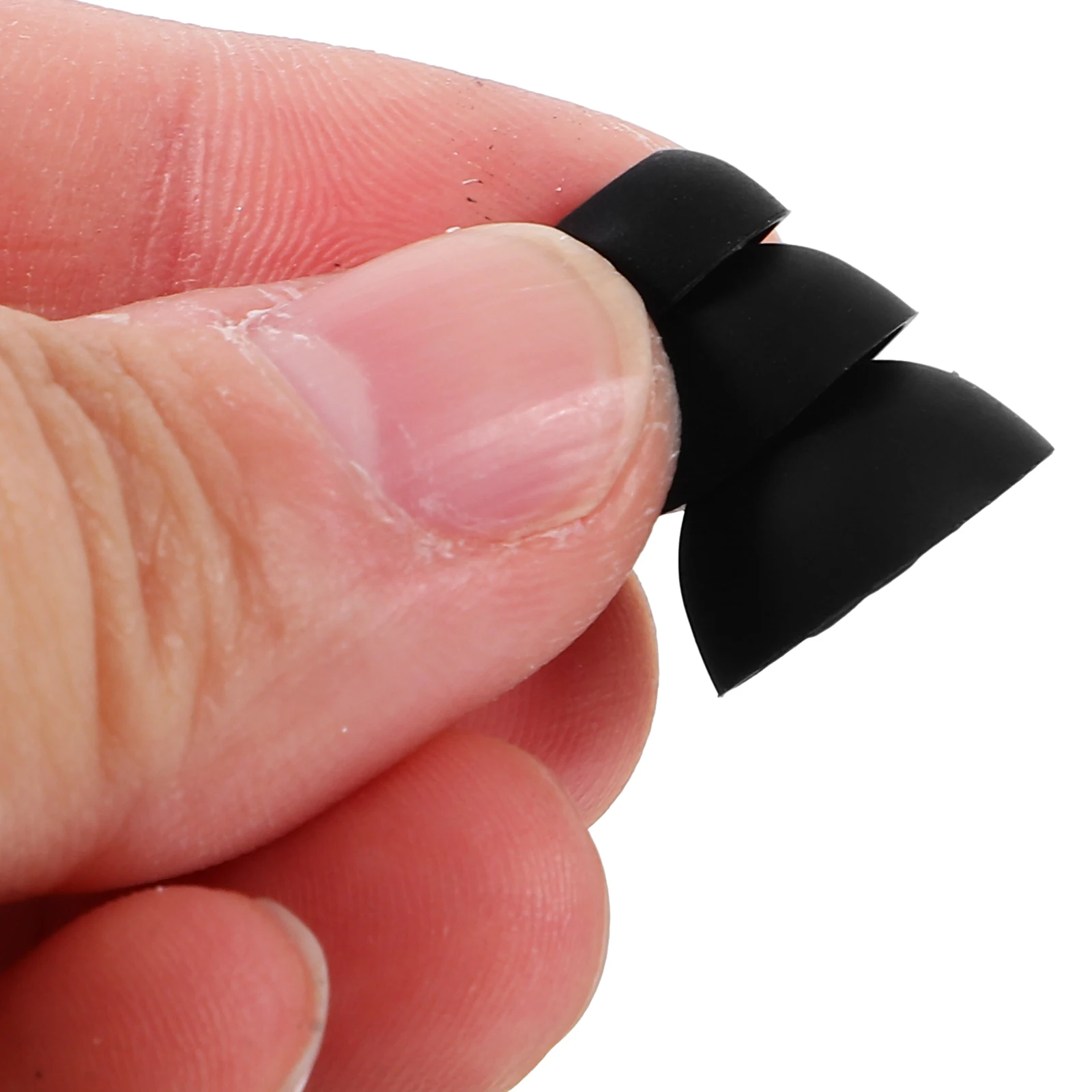 

3-Layer Silicone Ear Tips 3.8Mm In-Ear Earbud Replacement Caps Comfortable Noise Reduction Reusable Earpads For Earphones