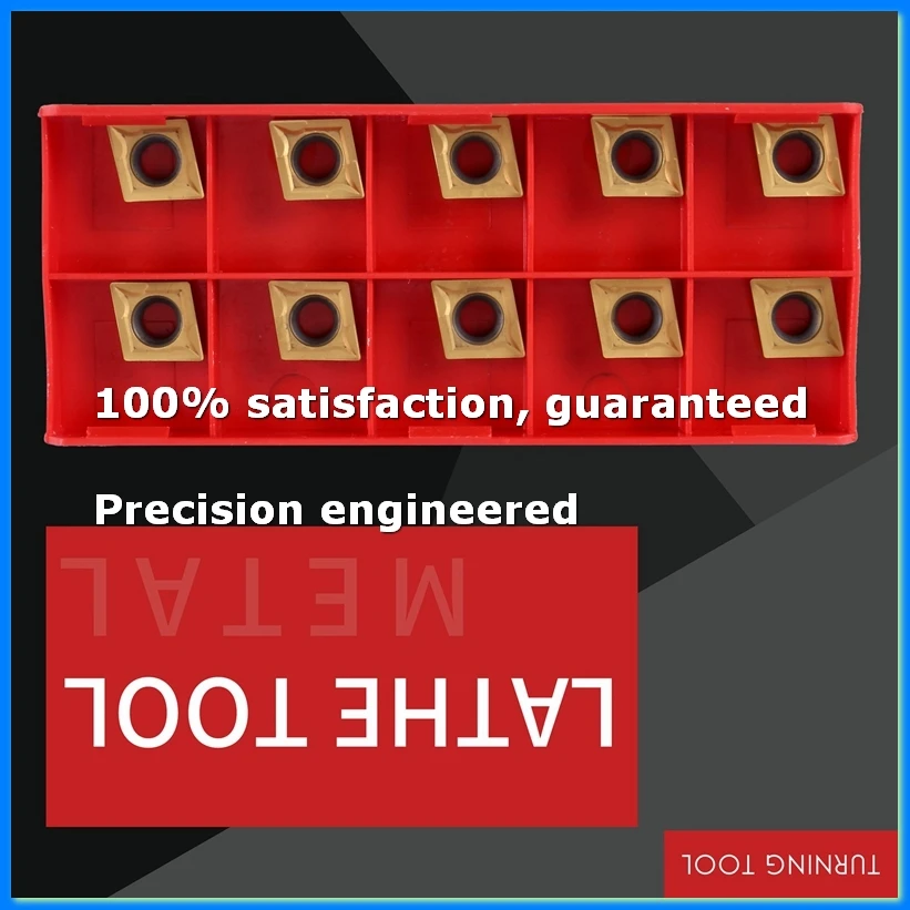 20PCS Carbide Insert CCMT09T304 CCMT32.51 US735 Metal Turning Tool Tools Lathe Tool CCMT 09T304 Face Milling Cutter CNC Tool