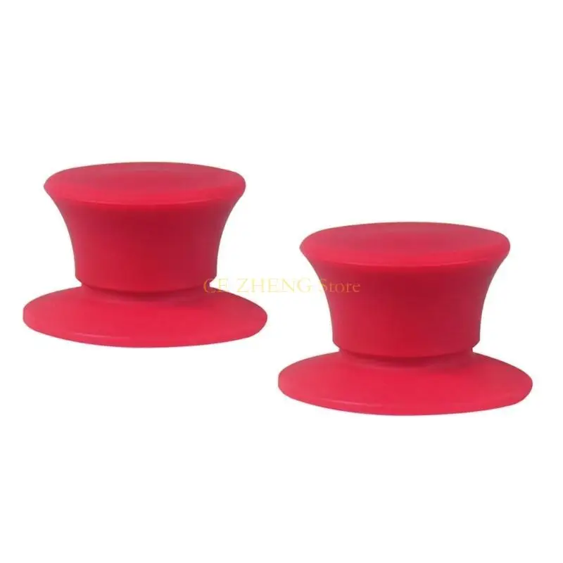 E56B 2pcs in gomma Circet 1/4 pollch NAB Hub Adapter Albero ottico Adattanti Solido universale