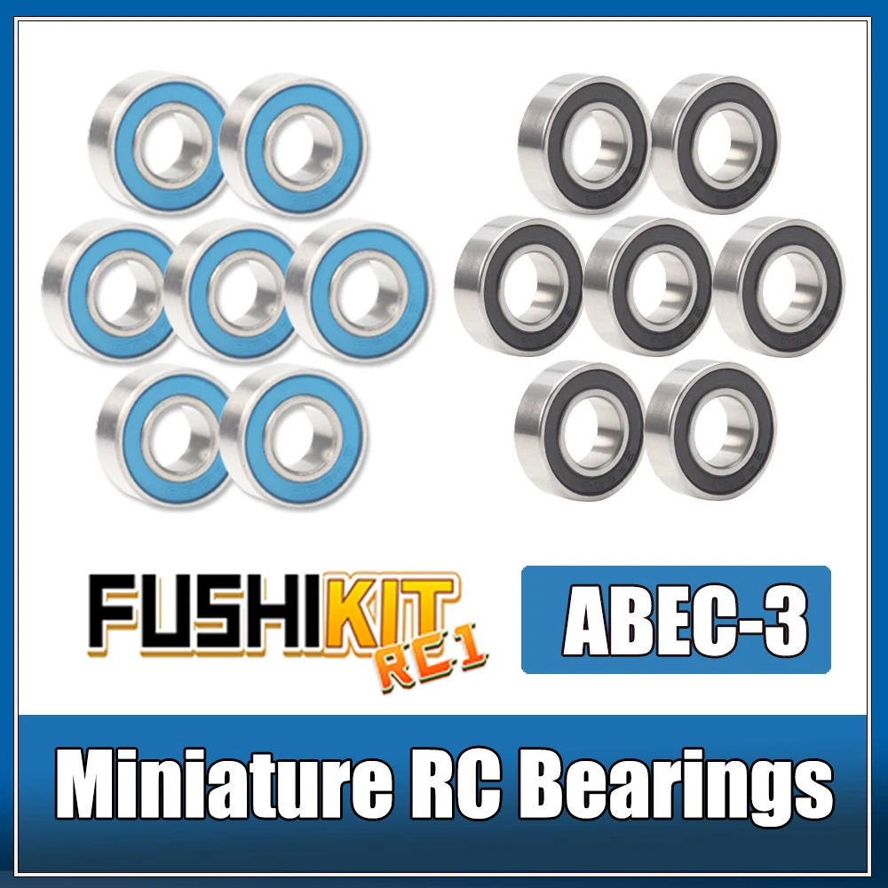 10 szt. 5x11x4 mm MR115RS ABEC3 MR126 MR128 MR148 MR125 MR115 MR137 MR115-2RS Miniaturowe Łożyska Kulkowe Niebieskie Uszczelnione L1150D Łożysko