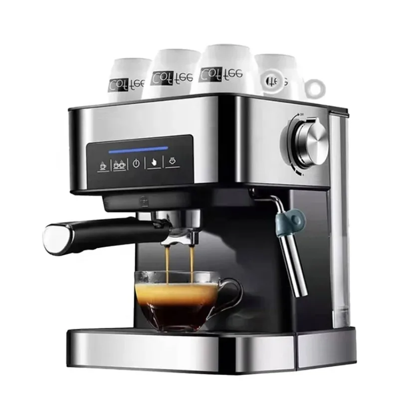 Macchina da caffè intelligente all-in-one di grande capacità Schiuma di latte a vapore appena macinata Nuova condizione con componente motore centrale