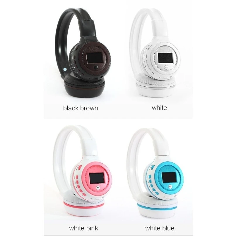 Over‑Ear Wireless Bluetooth Headphones Support TF Card FM Radio Stereo Sports Outdoor Foldable Headset with Built‑in Mic
