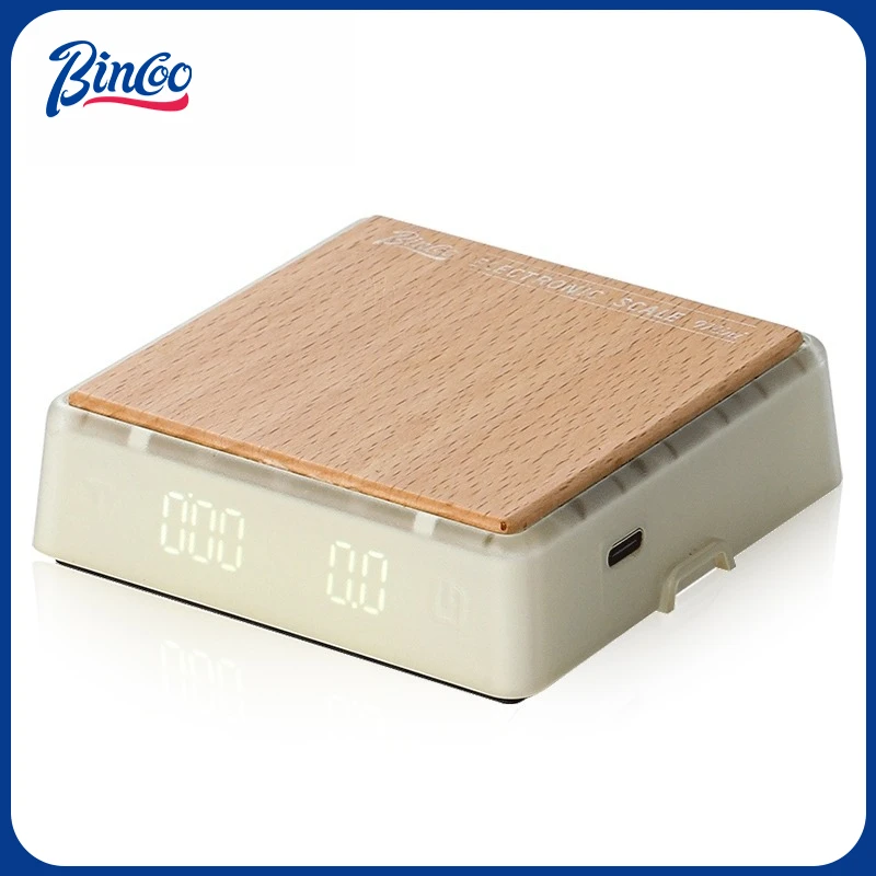 

Электронные весы для кофе BINCOO, весы для ручного приготовления кофе в зернах, специальные мини-интеллектуальные весы, портативные весы