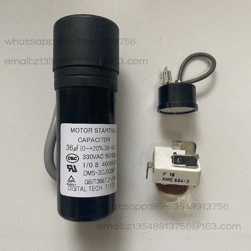 Coke refrigerator compressor starter relay KME684-3 thermal protection, capacitance