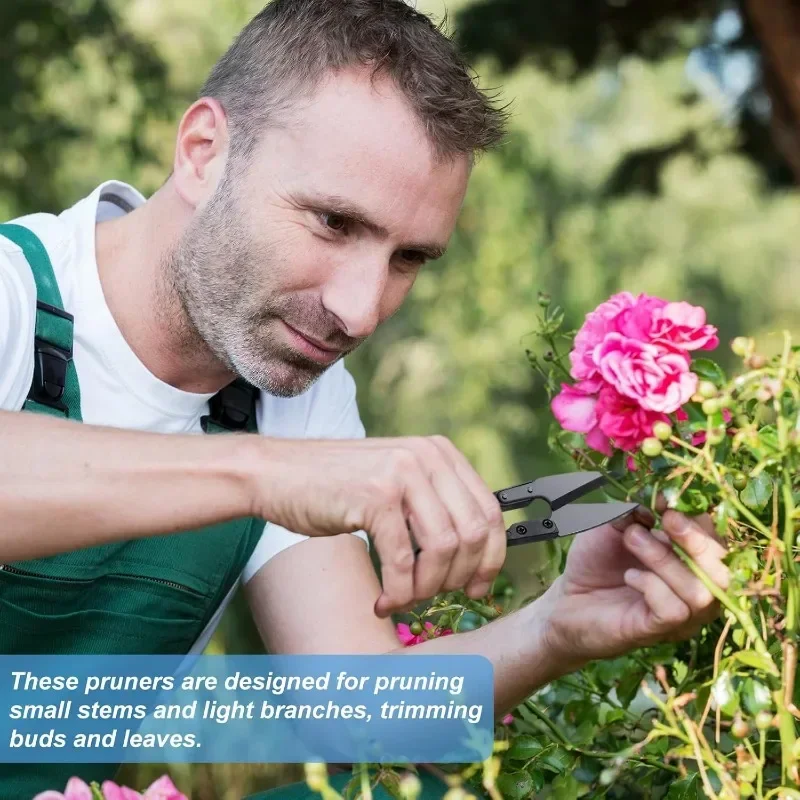48PCS Bonsai Pruning Scissors 4 Inch Sewing Scissors Bulk Leaves Trimmer Pruner Shears Garden Shears For Gardening Plants Flower