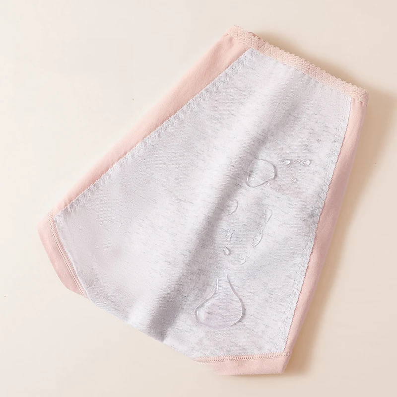 3Pcs Women\'s Menstrual Panties Leakproof Underwear Breathable Cotton Girls Physiological Pants Soft Female Sanitary Lingerie