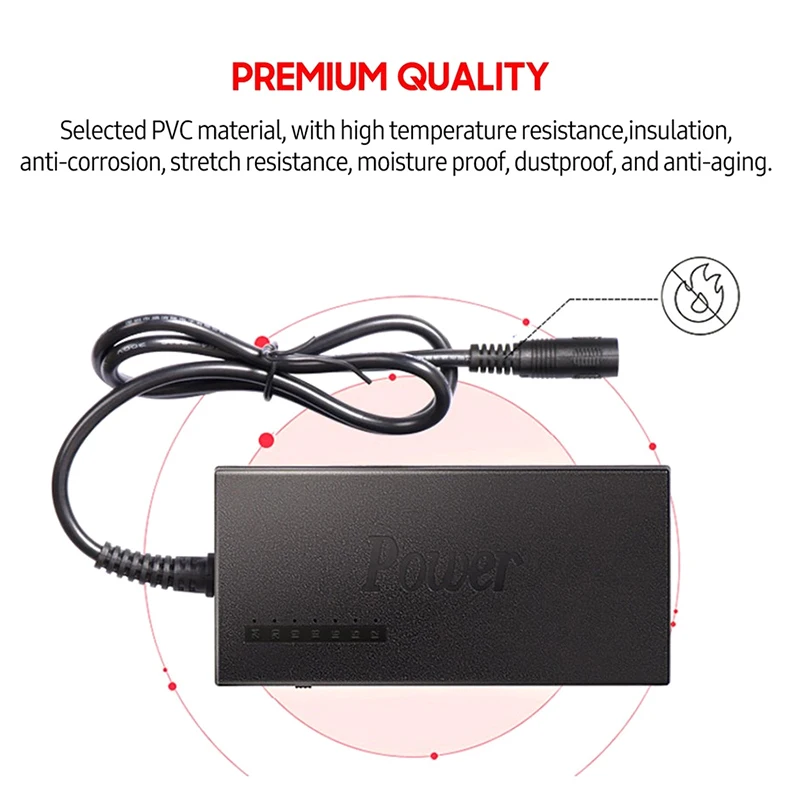 96W Universal Portable AC Laptop Power Adapter 12V-24V Charger For Dell For Toshiba For Hp/Asus/Acer For AU/UK/US/EU Plug