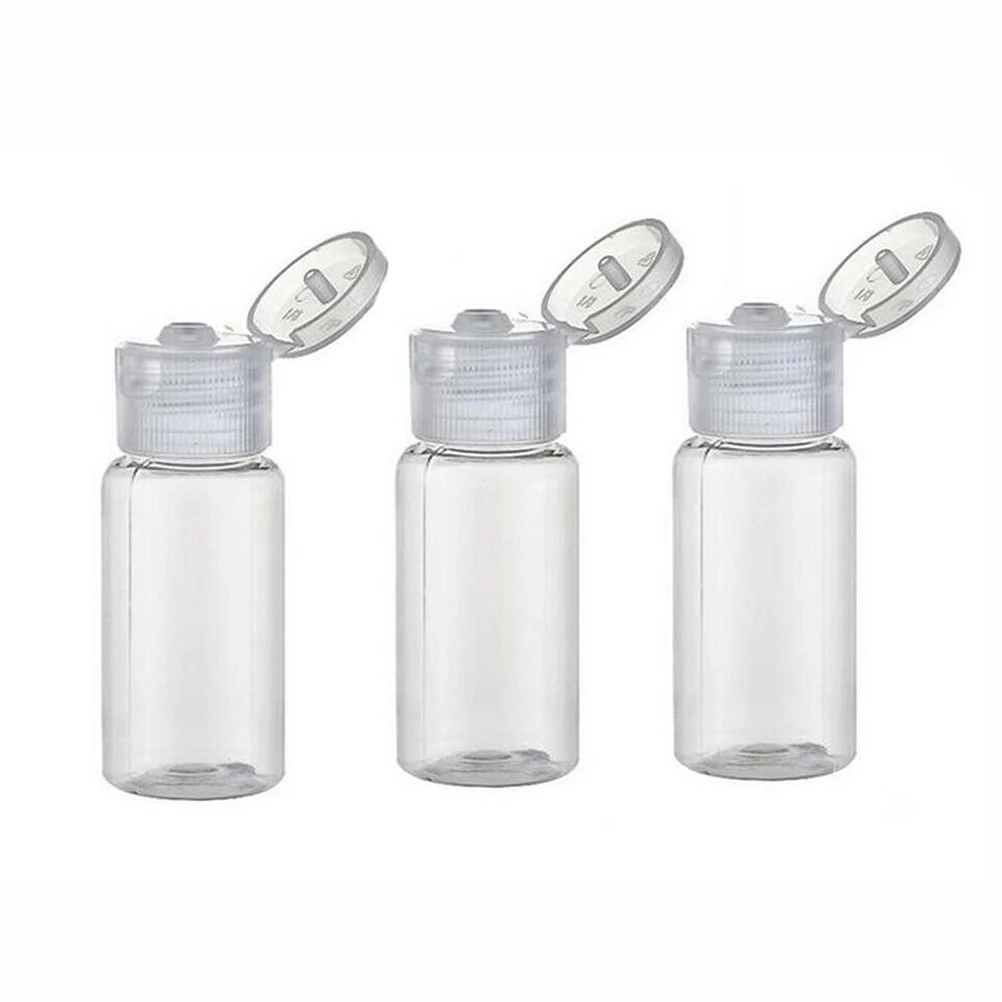 

12 Pcs Plastic Bottles Safe Durable Leakproof Liquid Storage Travel Sanitizing Gel Alcohol Cleanser Lotion Makeup