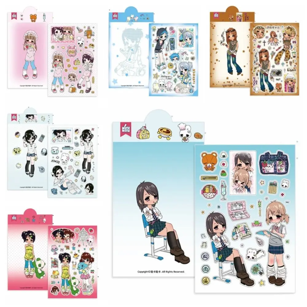 Neue DIY-Aufkleber Scrapbooking-Sticker Niedliche Kawaii Deko-Schreibwaren-Aufkleber Selbstklebende Anime Millennium Anime Story Sticker