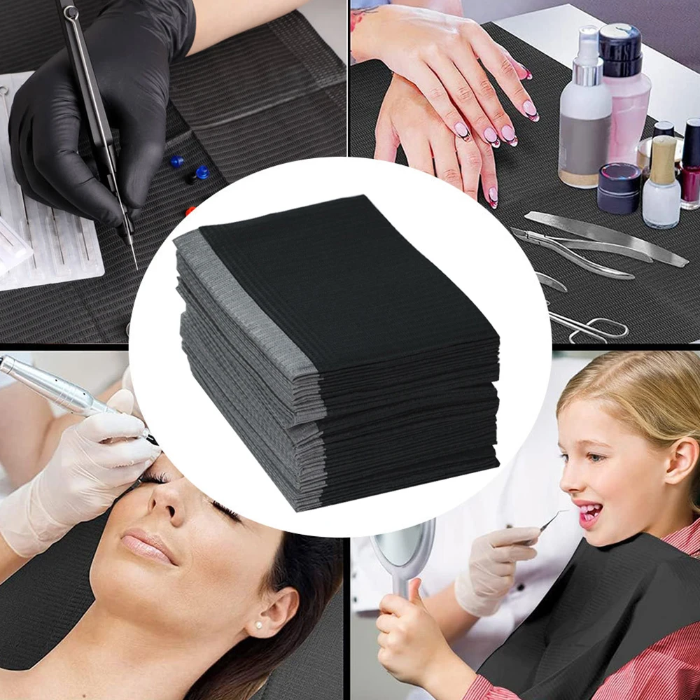 Almohadilla desechable para limpieza de tatuajes, papel médico impermeable, almohadillas de mesa para decoración de uñas, herramienta para injerto de pestañas, accesorios de maquillaje, 20/50 Uds.