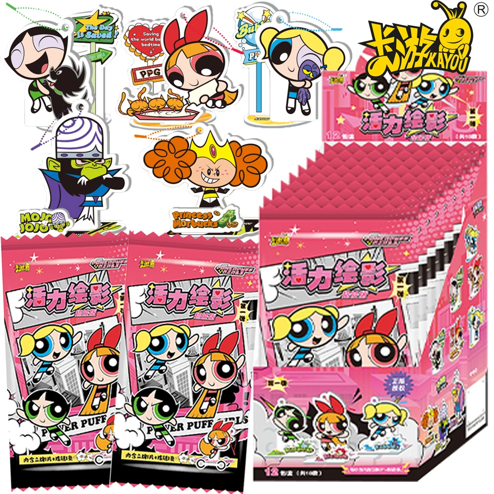 

Kayou Genuine The Powerpuff Girls Cartoon Acrylic Figure ACG Stand Creative and Cute Animated Ornament Peripherals Fans Gifts