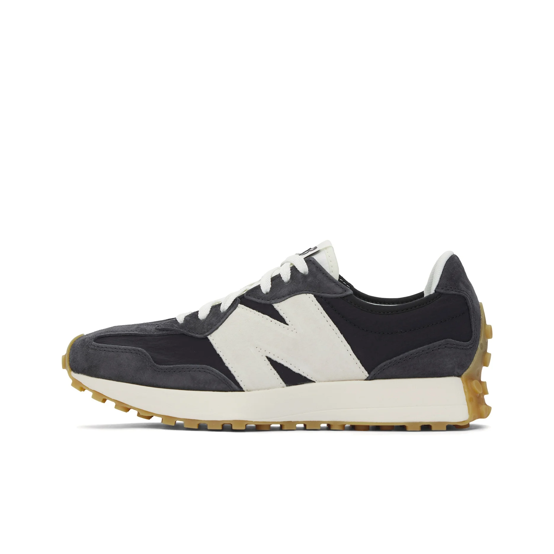 حذاء الجري New Balance NB 327 Retro المتين المنخفض القطع للرجال والنساء، باللونين الأسود والأزرق #5