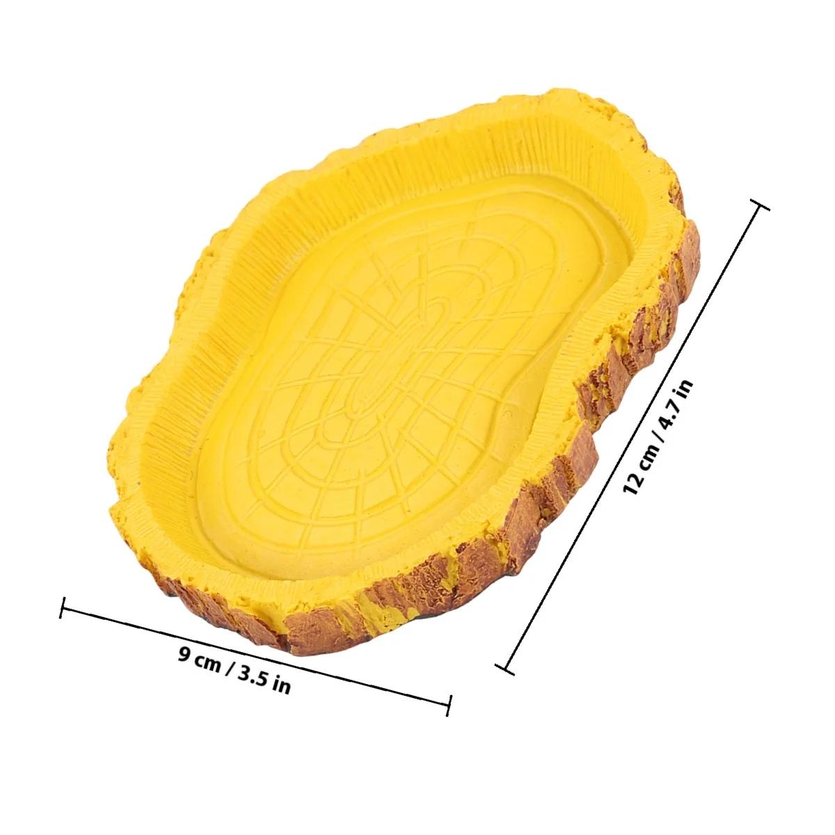 وعاء طعام لحاء الحيوانات الأليفة المقلد، مادة الراتنج، آمنة للمياه العذبة، حوض السمك، المناظر الطبيعية، سهلة التركيب #2