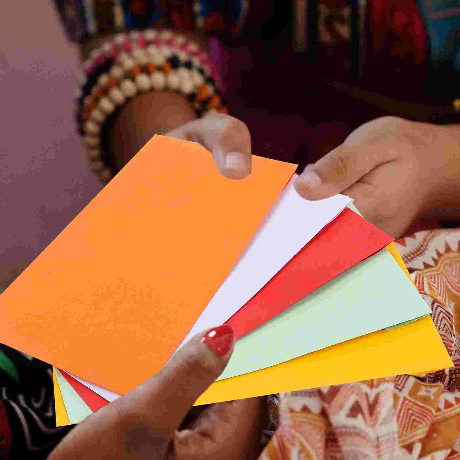 50 Pcs Budget Kraft Envelope Money Organizer for Cash Number Paper Business Envelopes