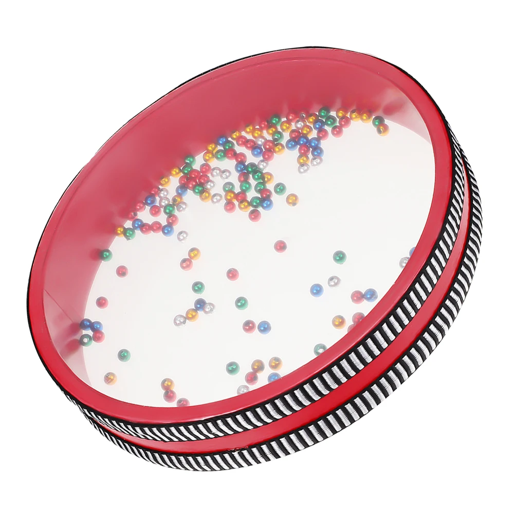 

Double Sided Ocean Drum Sound Bath Instrument Calming Musical Tool Early Education Hand Drum for Relaxation Music Therapy Home